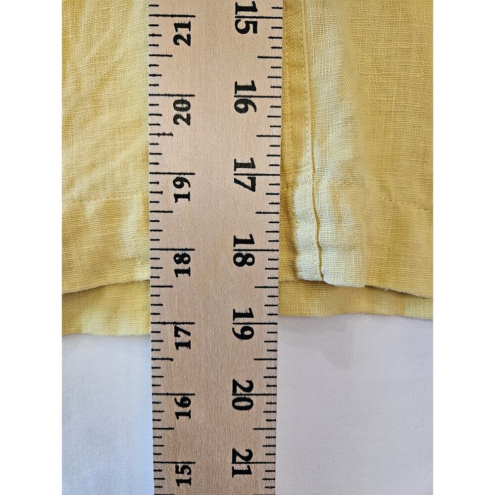 Madewell Bundle Crop Button Up Shirt Yellow Plaid Small - Picture 7 of 13